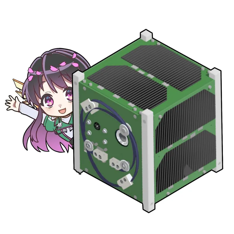 Sakura-tan waving with SAKURA