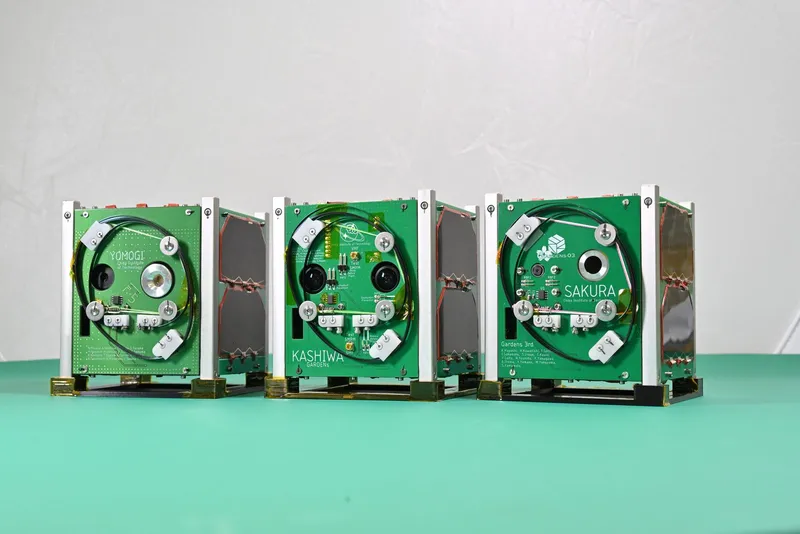 The three satellites side by side / November 2023